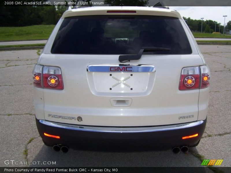 Summit White / Light Titanium 2008 GMC Acadia SLE AWD