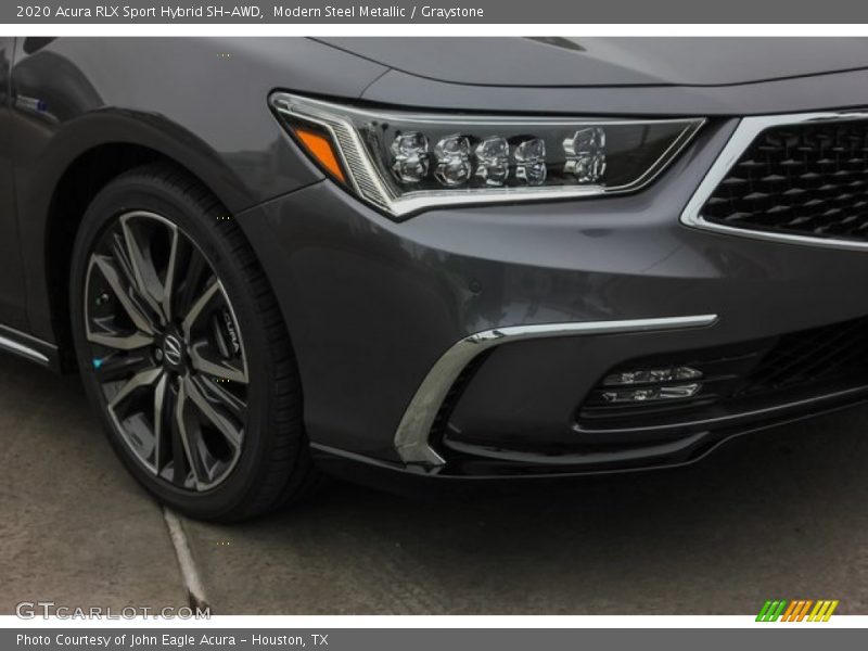 Modern Steel Metallic / Graystone 2020 Acura RLX Sport Hybrid SH-AWD
