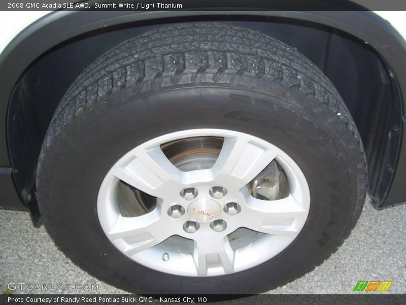 Summit White / Light Titanium 2008 GMC Acadia SLE AWD