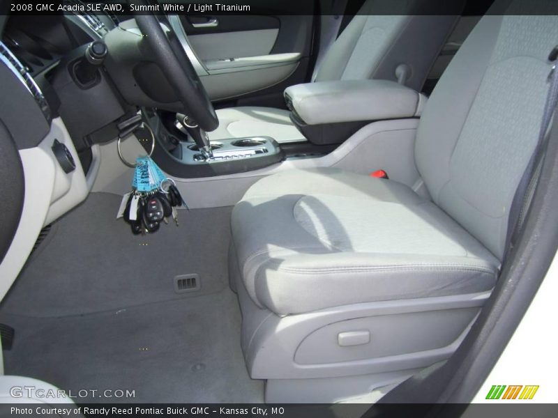 Summit White / Light Titanium 2008 GMC Acadia SLE AWD