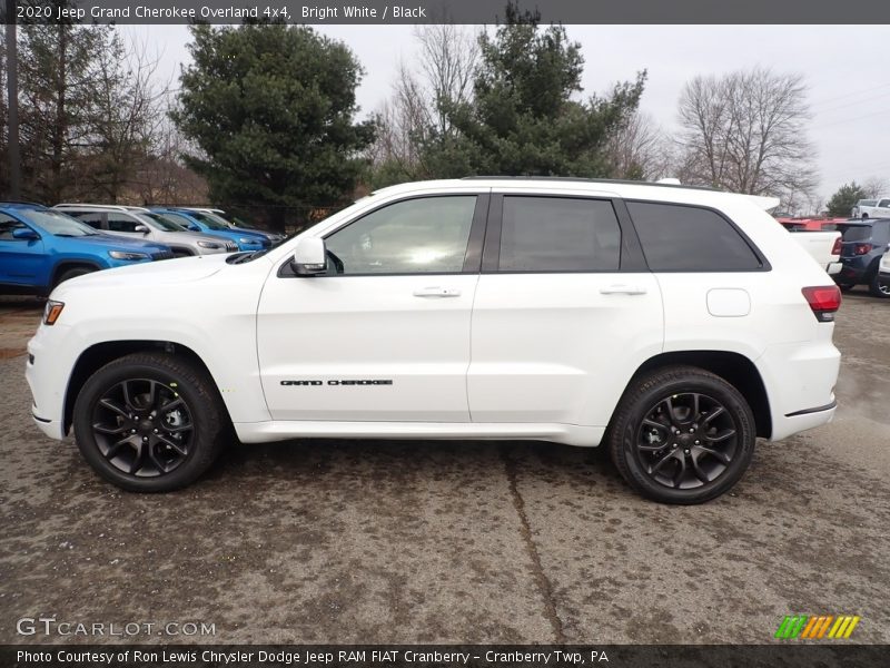 Bright White / Black 2020 Jeep Grand Cherokee Overland 4x4