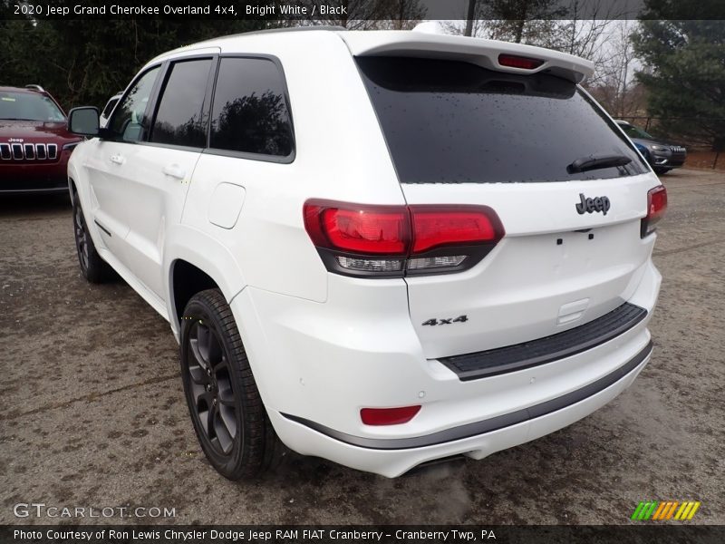 Bright White / Black 2020 Jeep Grand Cherokee Overland 4x4