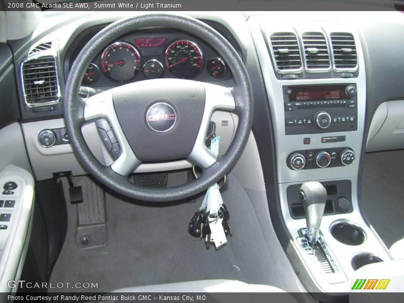 Summit White / Light Titanium 2008 GMC Acadia SLE AWD