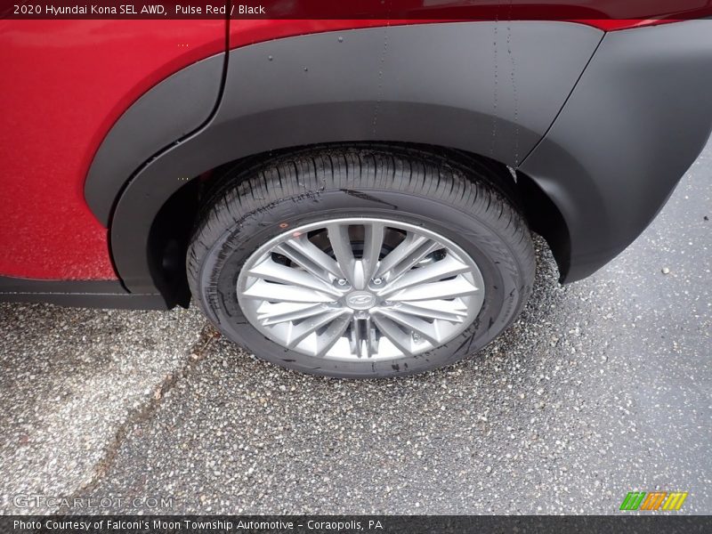 Pulse Red / Black 2020 Hyundai Kona SEL AWD