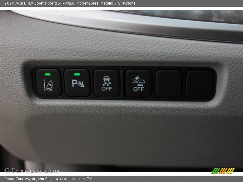 Controls of 2020 RLX Sport Hybrid SH-AWD