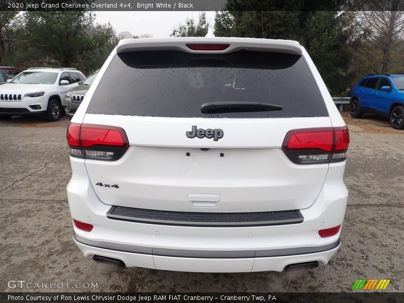 Bright White / Black 2020 Jeep Grand Cherokee Overland 4x4