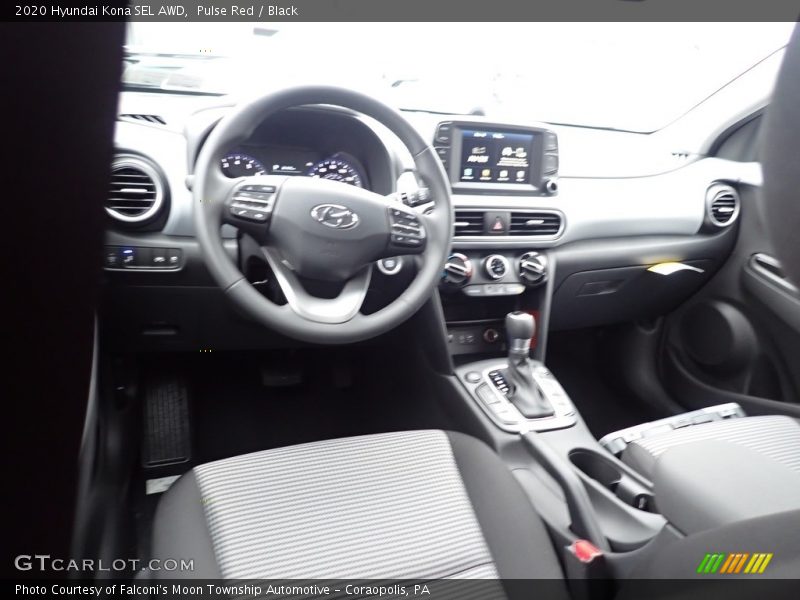 Pulse Red / Black 2020 Hyundai Kona SEL AWD