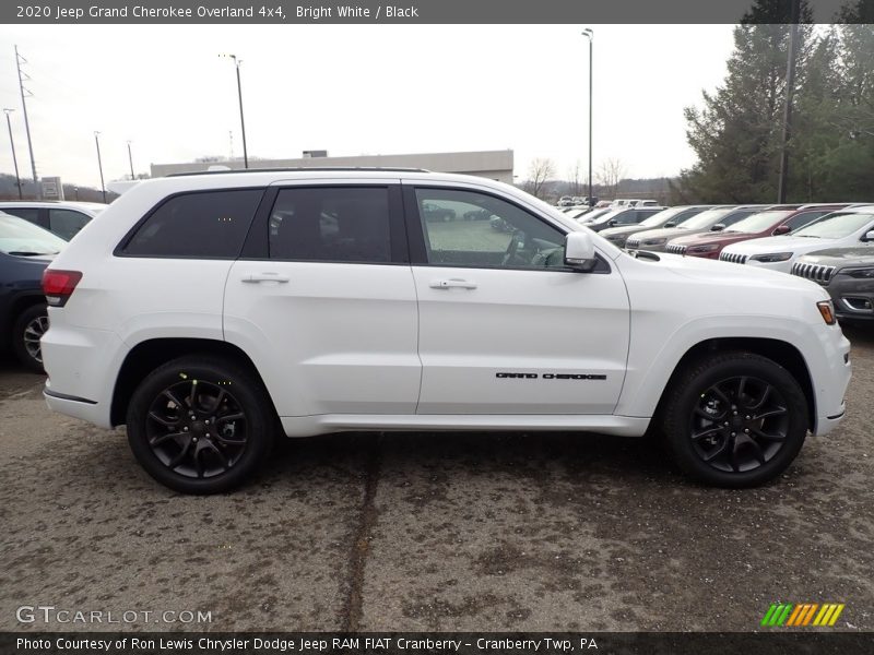 Bright White / Black 2020 Jeep Grand Cherokee Overland 4x4