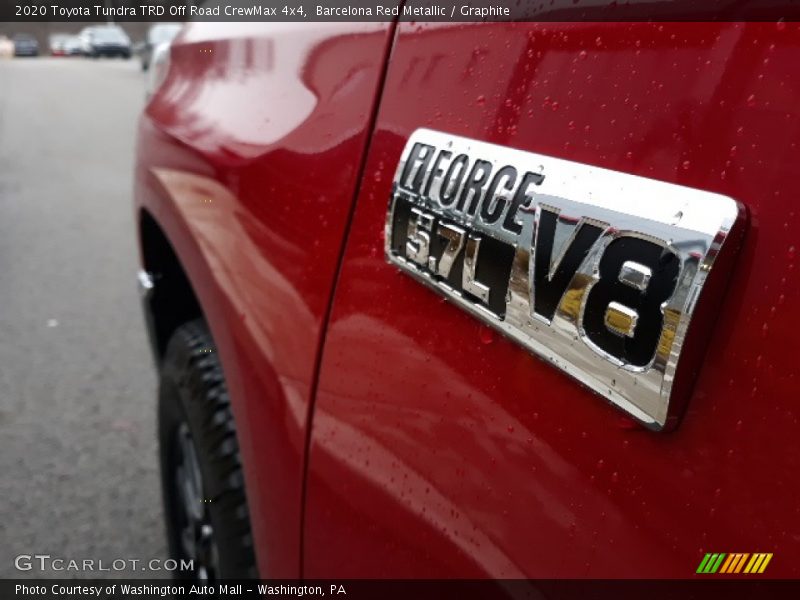 Barcelona Red Metallic / Graphite 2020 Toyota Tundra TRD Off Road CrewMax 4x4