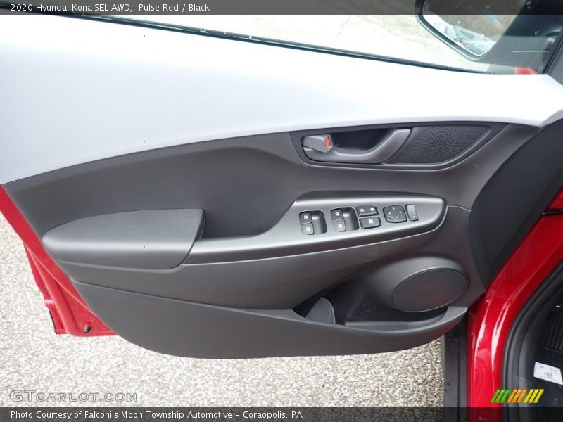 Pulse Red / Black 2020 Hyundai Kona SEL AWD