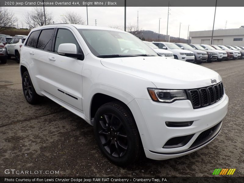 Bright White / Black 2020 Jeep Grand Cherokee Overland 4x4