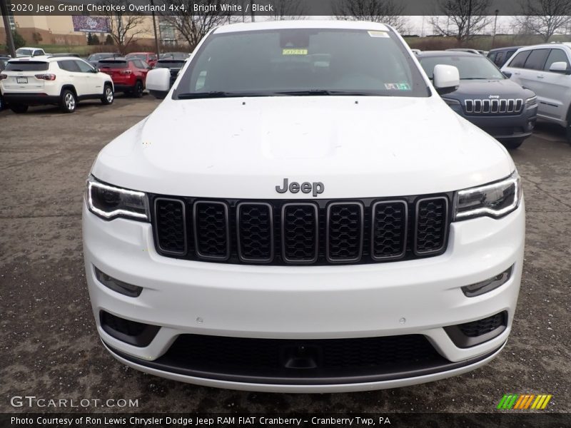 Bright White / Black 2020 Jeep Grand Cherokee Overland 4x4