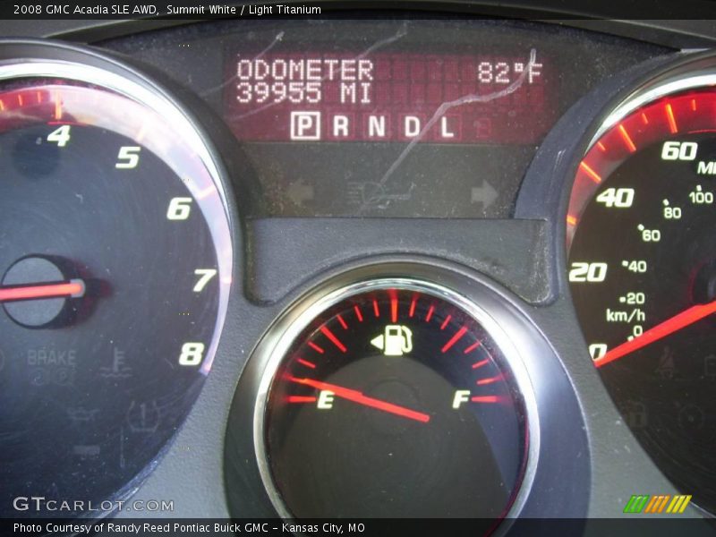 Summit White / Light Titanium 2008 GMC Acadia SLE AWD
