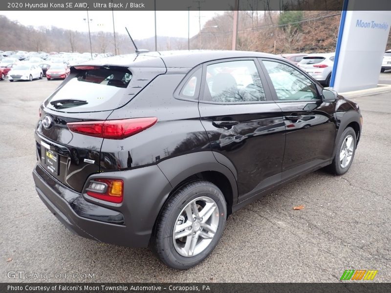 Ultra Black / Black 2020 Hyundai Kona SE AWD