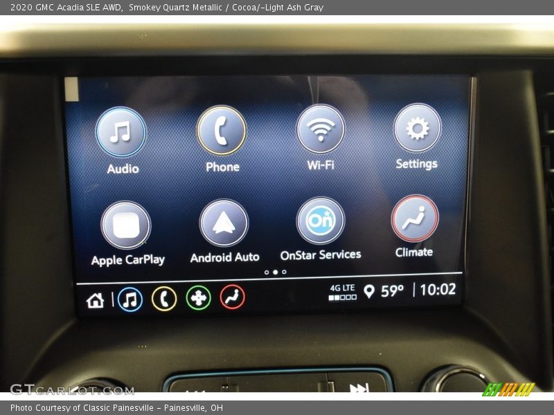 Smokey Quartz Metallic / Cocoa/­Light Ash Gray 2020 GMC Acadia SLE AWD