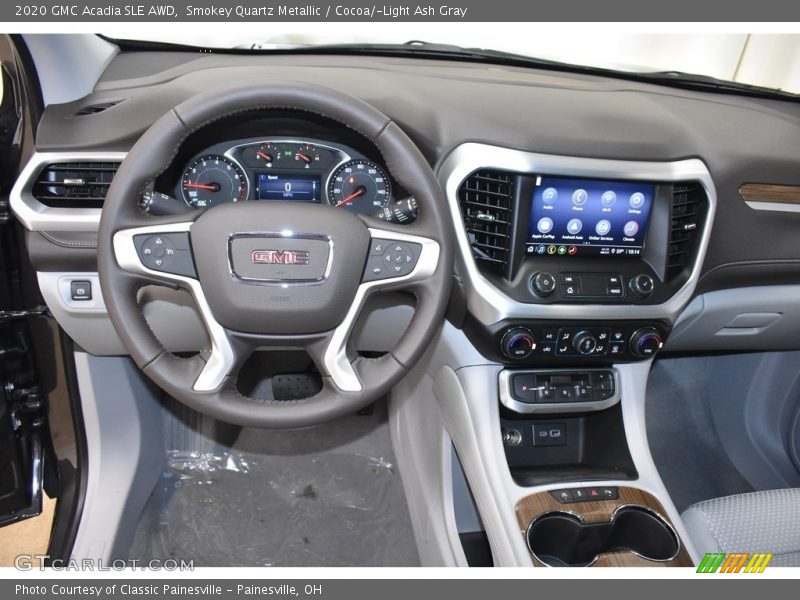 Smokey Quartz Metallic / Cocoa/­Light Ash Gray 2020 GMC Acadia SLE AWD