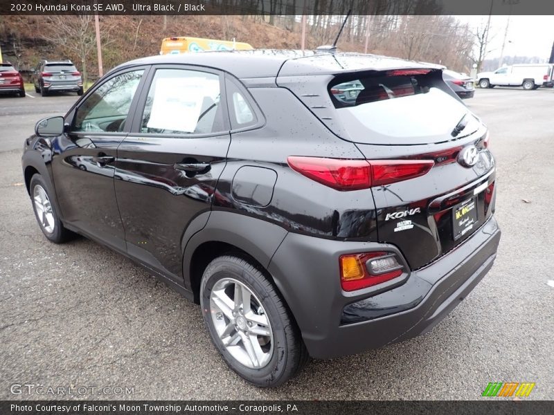 Ultra Black / Black 2020 Hyundai Kona SE AWD