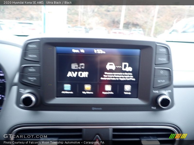 Ultra Black / Black 2020 Hyundai Kona SE AWD