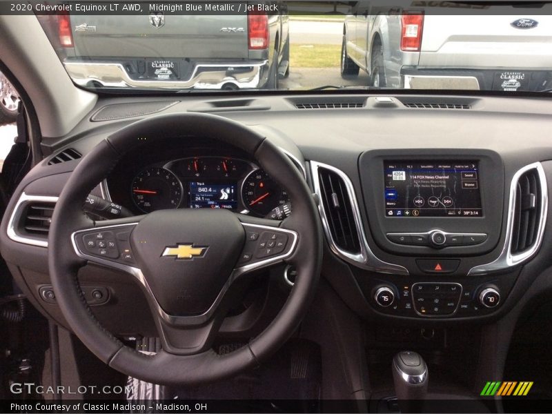Dashboard of 2020 Equinox LT AWD
