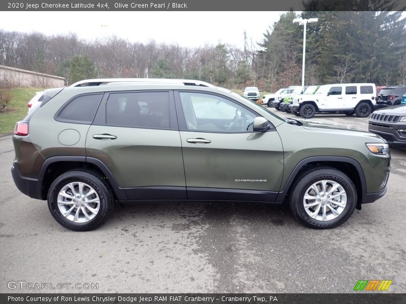 Olive Green Pearl / Black 2020 Jeep Cherokee Latitude 4x4
