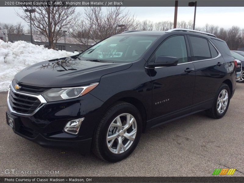 Midnight Blue Metallic / Jet Black 2020 Chevrolet Equinox LT AWD