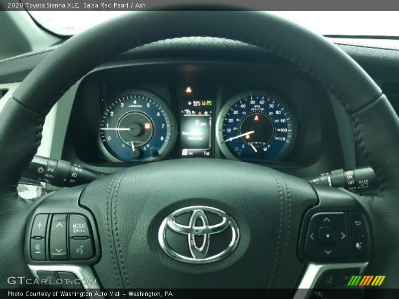 Salsa Red Pearl / Ash 2020 Toyota Sienna XLE