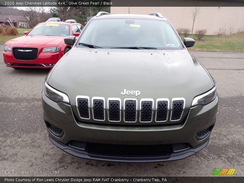 Olive Green Pearl / Black 2020 Jeep Cherokee Latitude 4x4