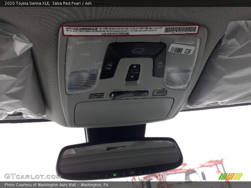 Salsa Red Pearl / Ash 2020 Toyota Sienna XLE