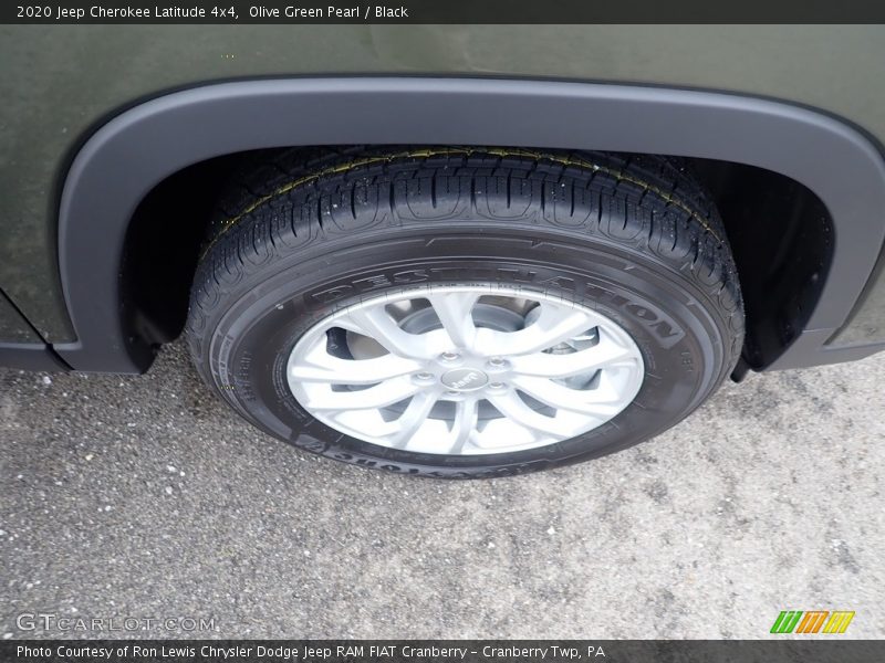 Olive Green Pearl / Black 2020 Jeep Cherokee Latitude 4x4
