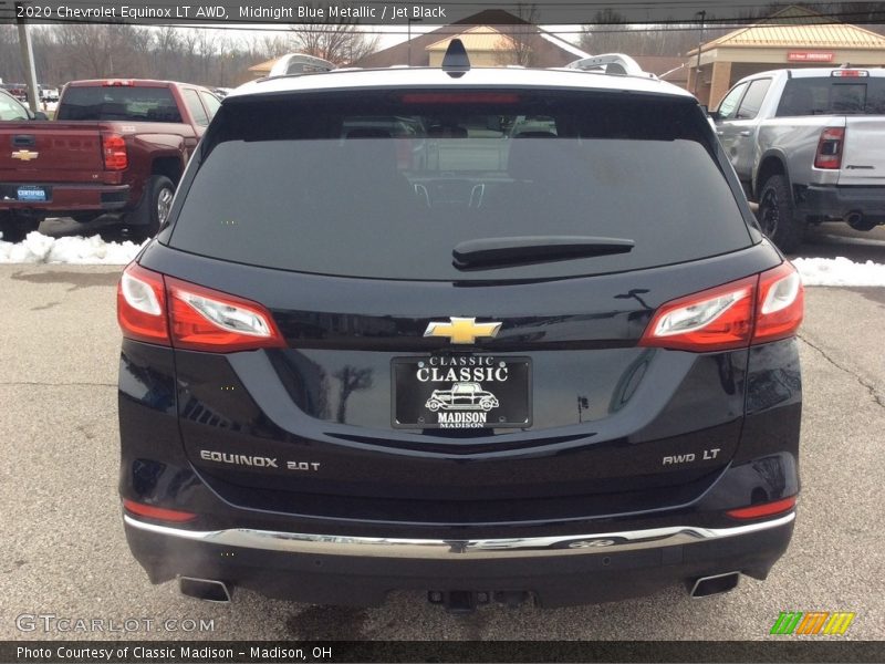 Midnight Blue Metallic / Jet Black 2020 Chevrolet Equinox LT AWD