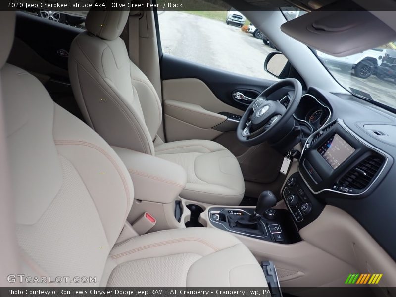 Olive Green Pearl / Black 2020 Jeep Cherokee Latitude 4x4
