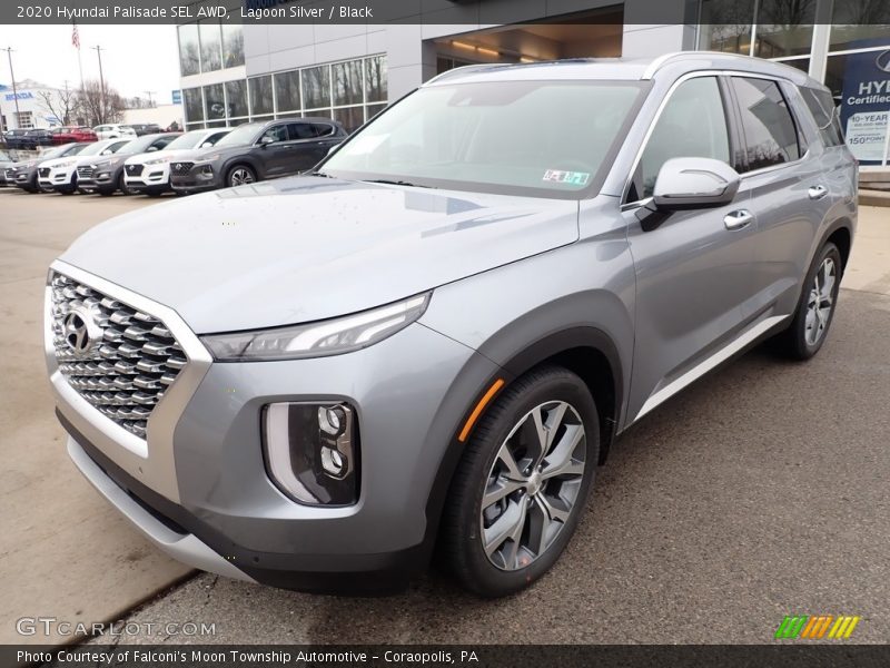 Lagoon Silver / Black 2020 Hyundai Palisade SEL AWD