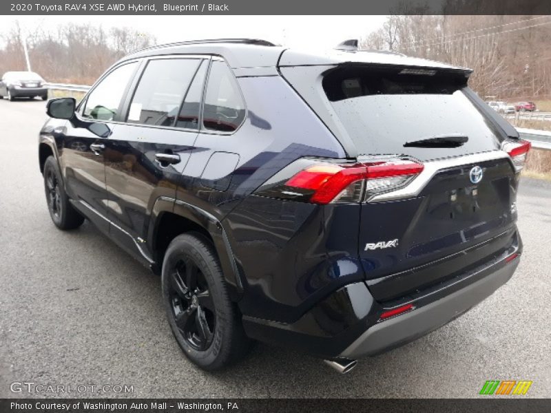 Blueprint / Black 2020 Toyota RAV4 XSE AWD Hybrid