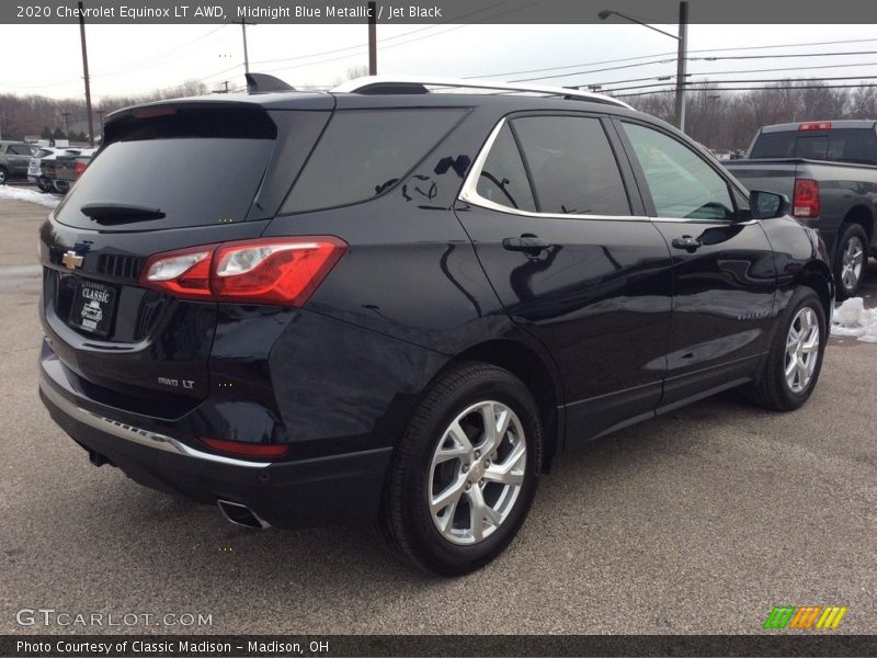 Midnight Blue Metallic / Jet Black 2020 Chevrolet Equinox LT AWD