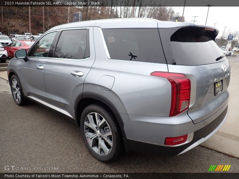 Lagoon Silver / Black 2020 Hyundai Palisade SEL AWD