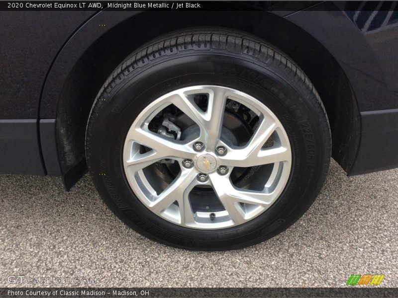 Midnight Blue Metallic / Jet Black 2020 Chevrolet Equinox LT AWD