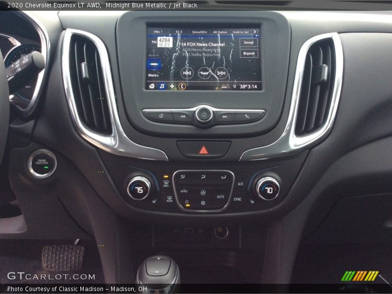 Controls of 2020 Equinox LT AWD