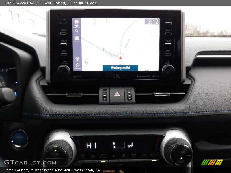 Navigation of 2020 RAV4 XSE AWD Hybrid