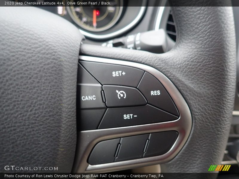 Olive Green Pearl / Black 2020 Jeep Cherokee Latitude 4x4