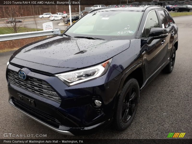 Blueprint / Black 2020 Toyota RAV4 XSE AWD Hybrid
