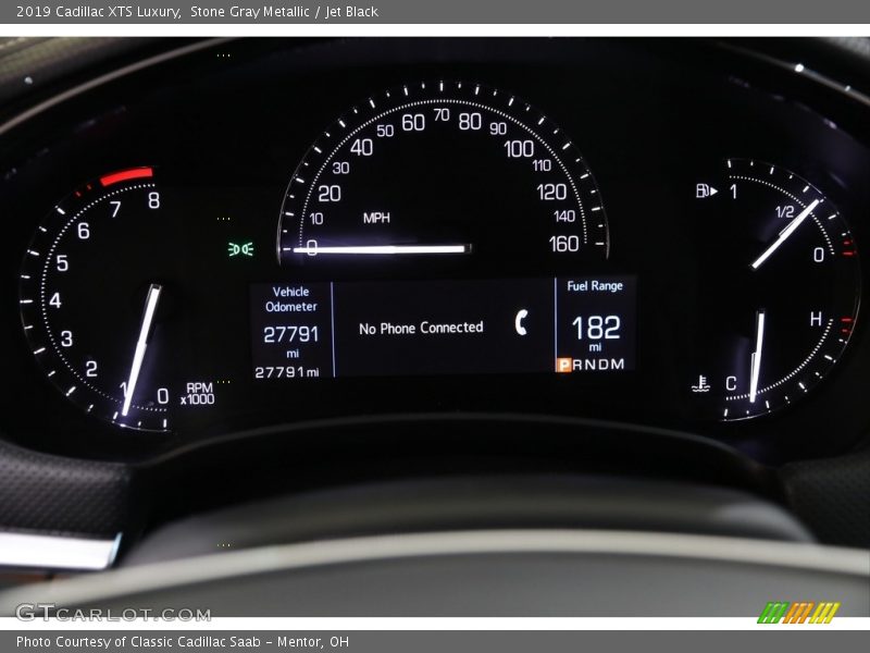 Stone Gray Metallic / Jet Black 2019 Cadillac XTS Luxury