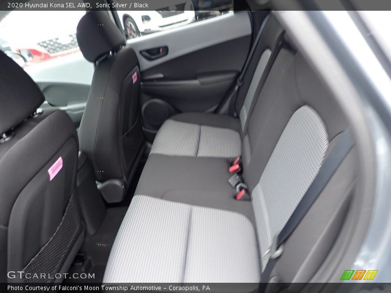 Sonic Silver / Black 2020 Hyundai Kona SEL AWD