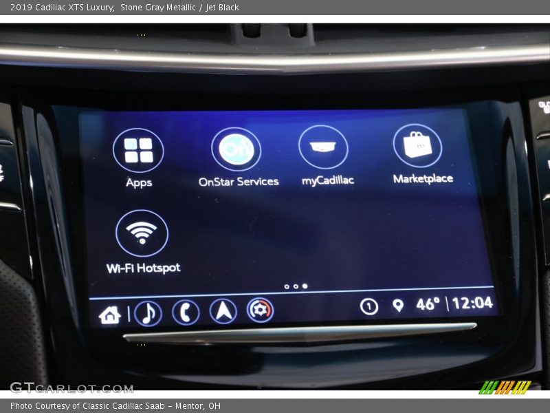 Stone Gray Metallic / Jet Black 2019 Cadillac XTS Luxury