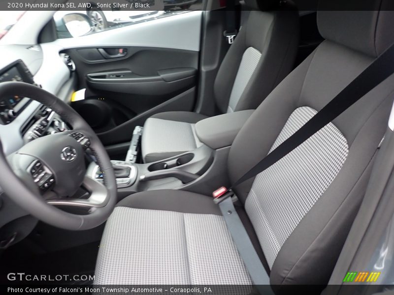 Sonic Silver / Black 2020 Hyundai Kona SEL AWD