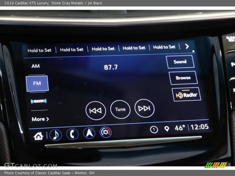 Stone Gray Metallic / Jet Black 2019 Cadillac XTS Luxury