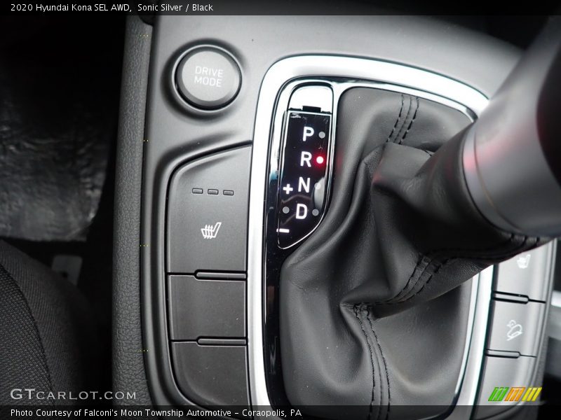 Sonic Silver / Black 2020 Hyundai Kona SEL AWD