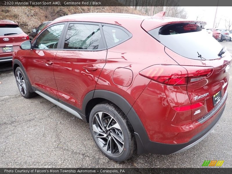 Gemstone Red / Black 2020 Hyundai Tucson Sport AWD