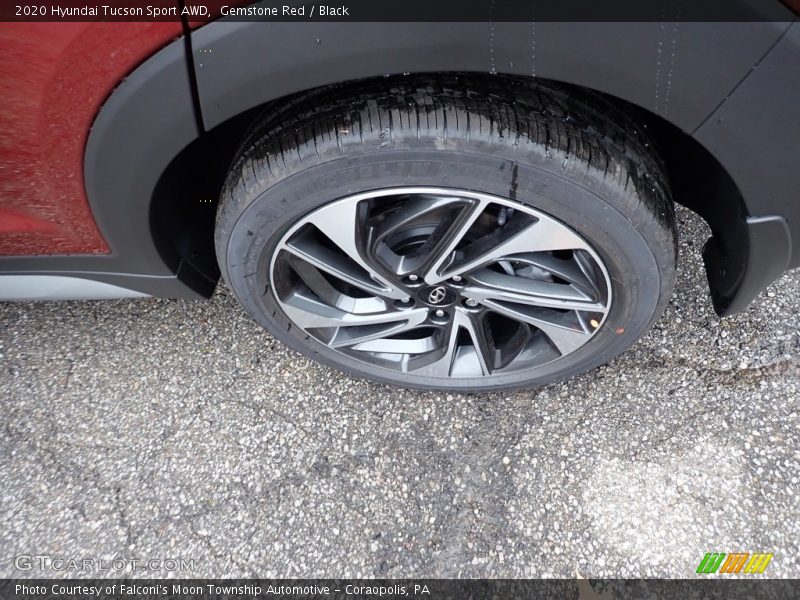 Gemstone Red / Black 2020 Hyundai Tucson Sport AWD