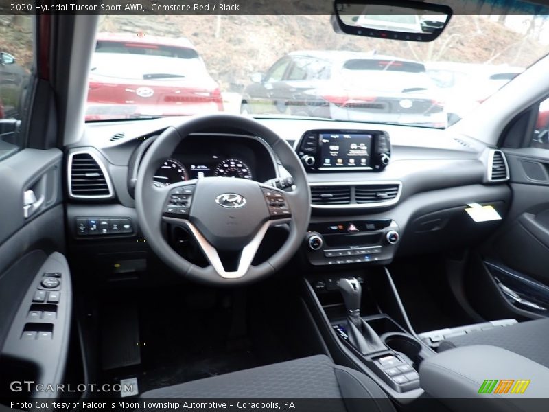 Gemstone Red / Black 2020 Hyundai Tucson Sport AWD