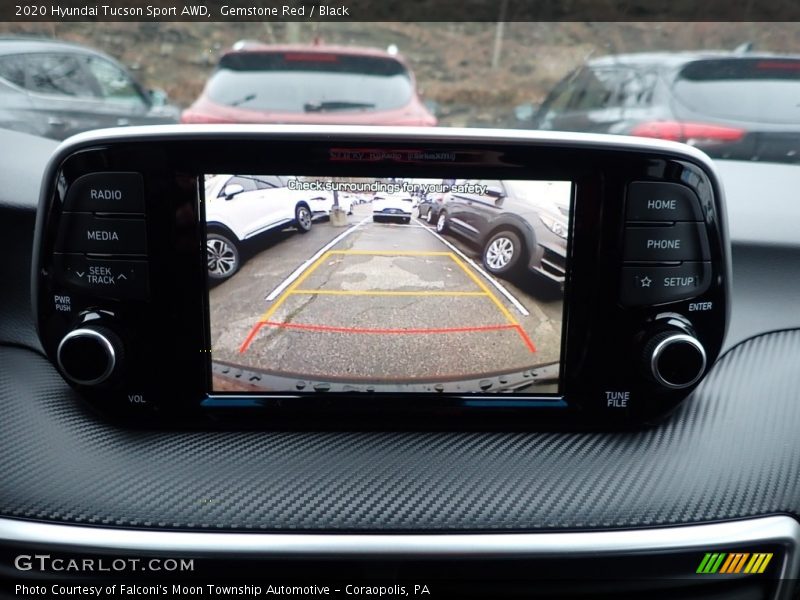 Gemstone Red / Black 2020 Hyundai Tucson Sport AWD